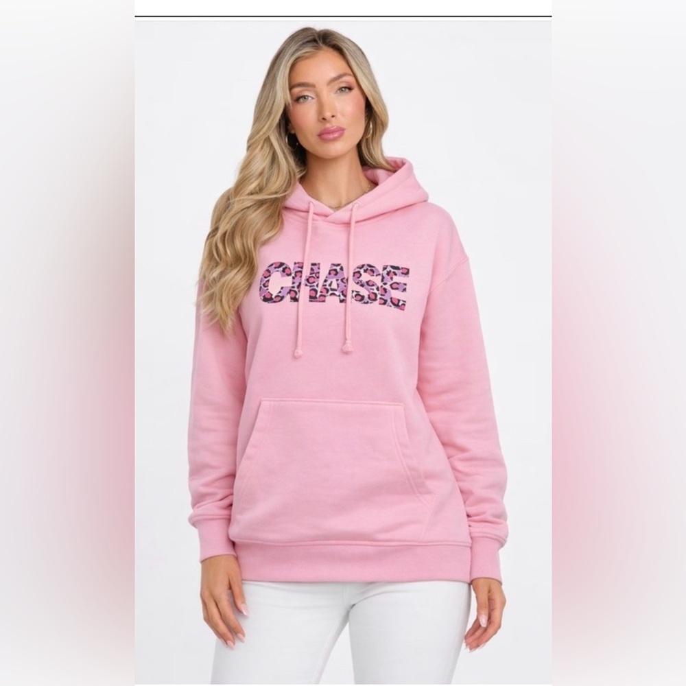 Women Sweatshirt Coral Pink Graphic Women Sweatshirt Hoodie